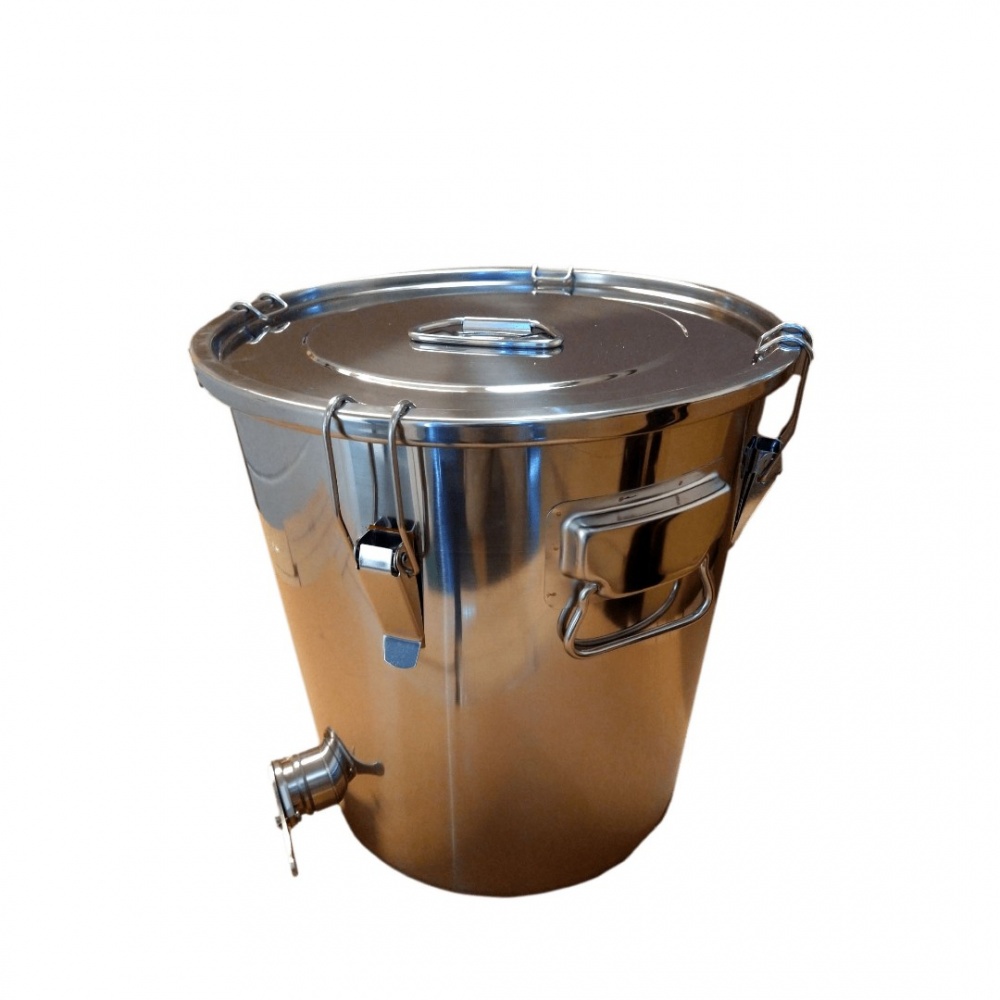 Honey Settling Tank (50kg) Stainless Steel W.O. and Gate